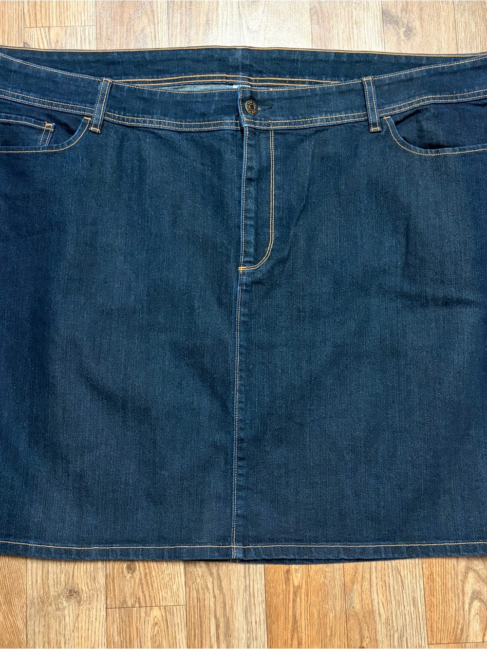 Old Navy Dark Blue Denim Mini Skirt